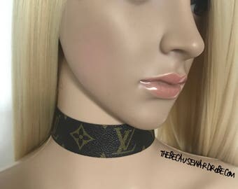 Vuitton Style Choker FREE WW SHIPPING!! Louis Vuitton Choker lv choker necklace gifts gift idea gift for her gift for sister