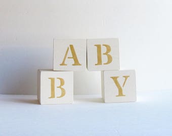 Nursery Blocks, Baby Blocks, Love Blocks, Nursery Decor, Rustic Nursery Decor, Reversible Blocks, Baby Shower Gift, Baby Gift, customizable