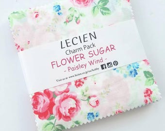 SALE! Flower Sugar Paisley Wind Charm Pack- Lecien - Japan, Inc