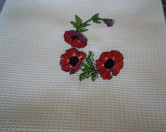 WHITE COTTON TEA TOWEL
