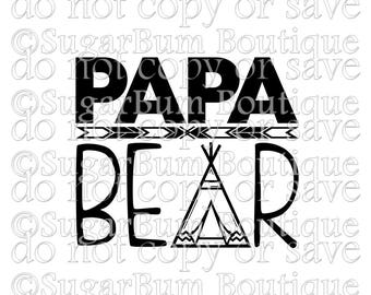 Papa Bear svg