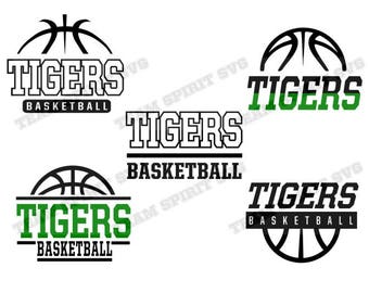 Tiger basketball svg | Etsy