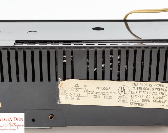 Retro Clock Radio | Philco Alarm Clock Radio | Full Feature Working Alarm Clock | AM Radio