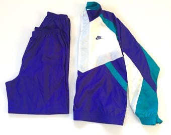 nike nylon tracksuit