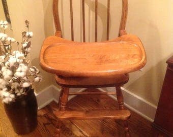 Vintage Wooden Highchair