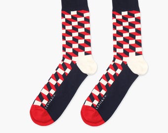 NEW Groomsmen Socks, 3D socks, Mens dress socks, Men's socks, Spring socks, Wedding socks, Fathers day, Men's Necktie, Groom's socks