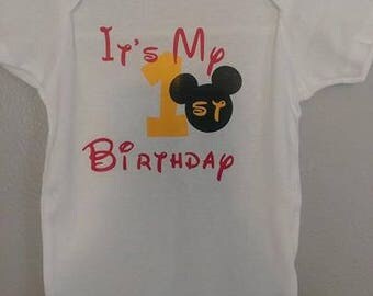 Mickey/ minnie happy 1st birthday