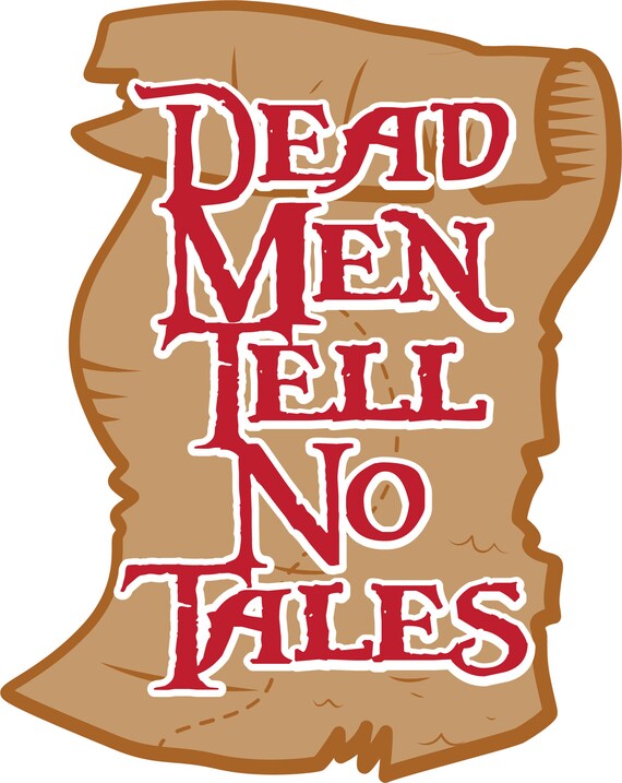 Download Disney Dead Men Tell No Tales Title SVG File Pirates of the