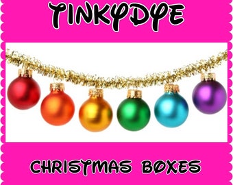 Yarn Advent Calendar TinkyDye Christmas Box Sparkle Merino sock weight