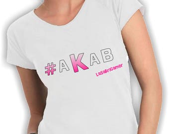 Women's V neck t shirt akab