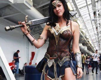 Wonder Woman Costume Cosplay, Gal Gadot Justice League