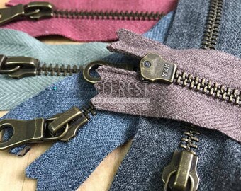 40cm Zippers| YKK metal zippers