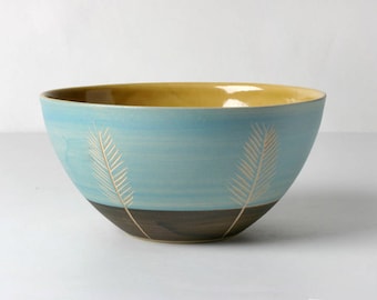 Hand thrown bowl of Müsli, gifts for the she