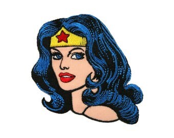 Wonder Woman Patches Cartoon Kids Applique Embroidered Iron on Patch