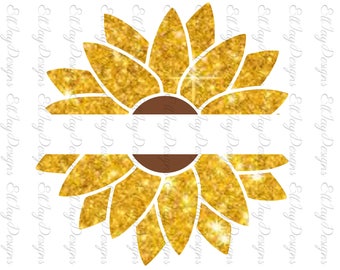 Sunflower SVG Sunflower Monogram SVG SVG Files Flower