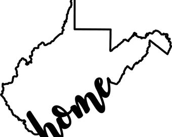 Free Free 252 West Virginia Home Svg SVG PNG EPS DXF File