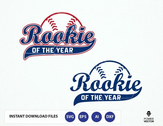Download Rookie of the Year. Rookie baseball SVG Baseball Rookie SVG