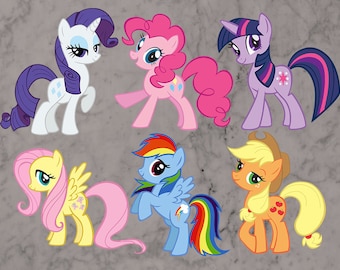 My little Pony Svg, Clipart, dxf Cut files, My little Pony EPS Vectors, Scrapbooks, Cricut/Silhouette, My little Pony dxf/Vinyl cut, decal