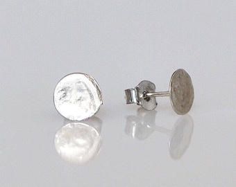 Silver Circle Studs
