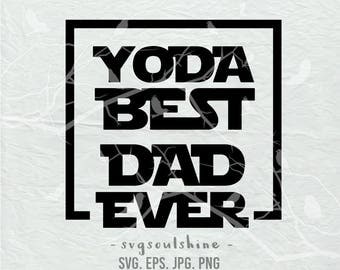 Download Yoda best dad ever | Etsy