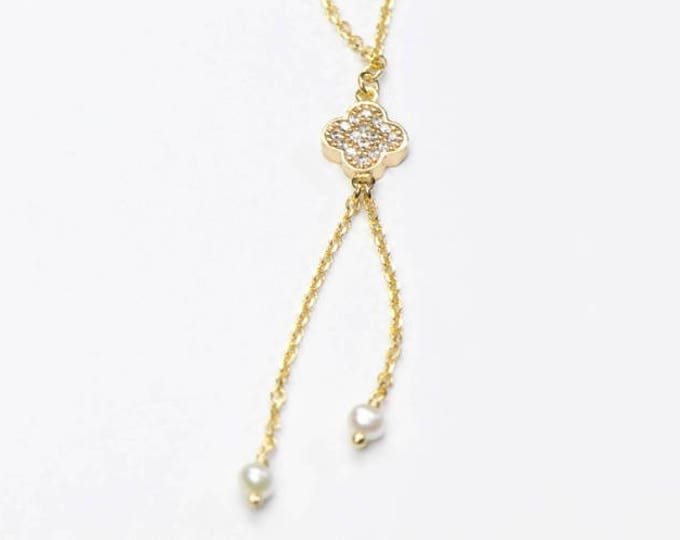 Brilliant Yellow Silver Charm Necklace