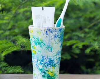 Colorful Splatter Tumbler