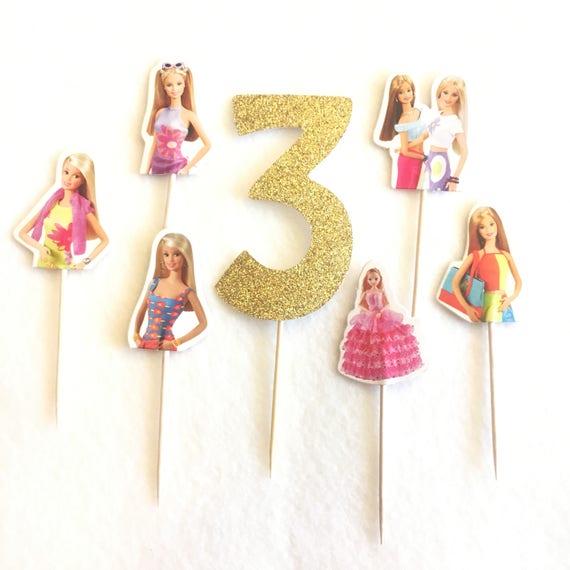 barbie cake toppers