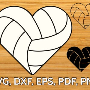 7 Sports Half Hearts SVG files for Cricut & Silhouette, 14 heart halves ...