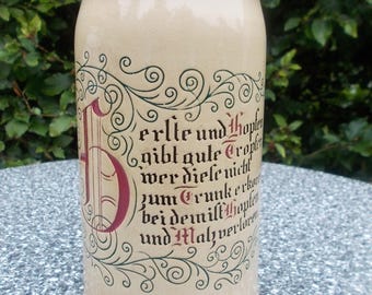 Old German beer Stein Art Nouveau Ritztecnnik
