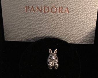791121 - Easter Bunny Authentic Pandora Charm (RETIRED)