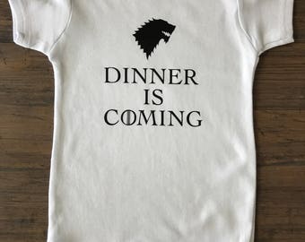Game of Thrones • baby onesie • kids clothing • customizable • custom order • cotton bodysuit • birthday gift • baby shower gift • mom to be
