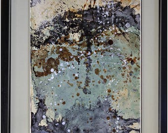 lacquered painting, pasted on board TB307