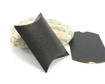 5 pouches gift form Berlingot Cartonnees - 10 x 10 - color black