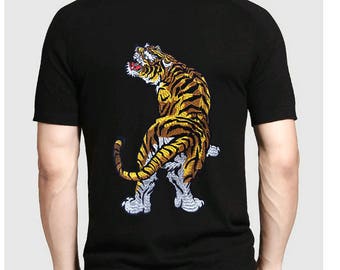 large patch back patch tiger Patch animal embroidered patch iron on patch embroidery patch iron on patches for Coat,T-Shirt,Jeans