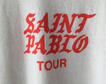 Saint Pablo Concert Shirt Size Large Authentic