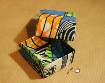 Box "Waves" in wax coated