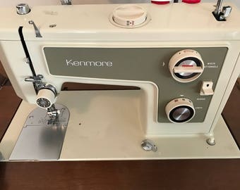 Vintage Sears Kenmore Sewing Machine Perfect Condition