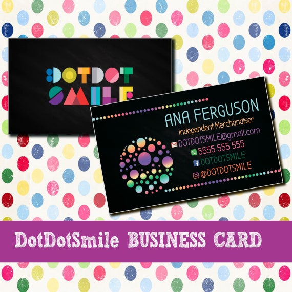 DotDotSmile Business Card Dot Dot Business Card DDS Cards