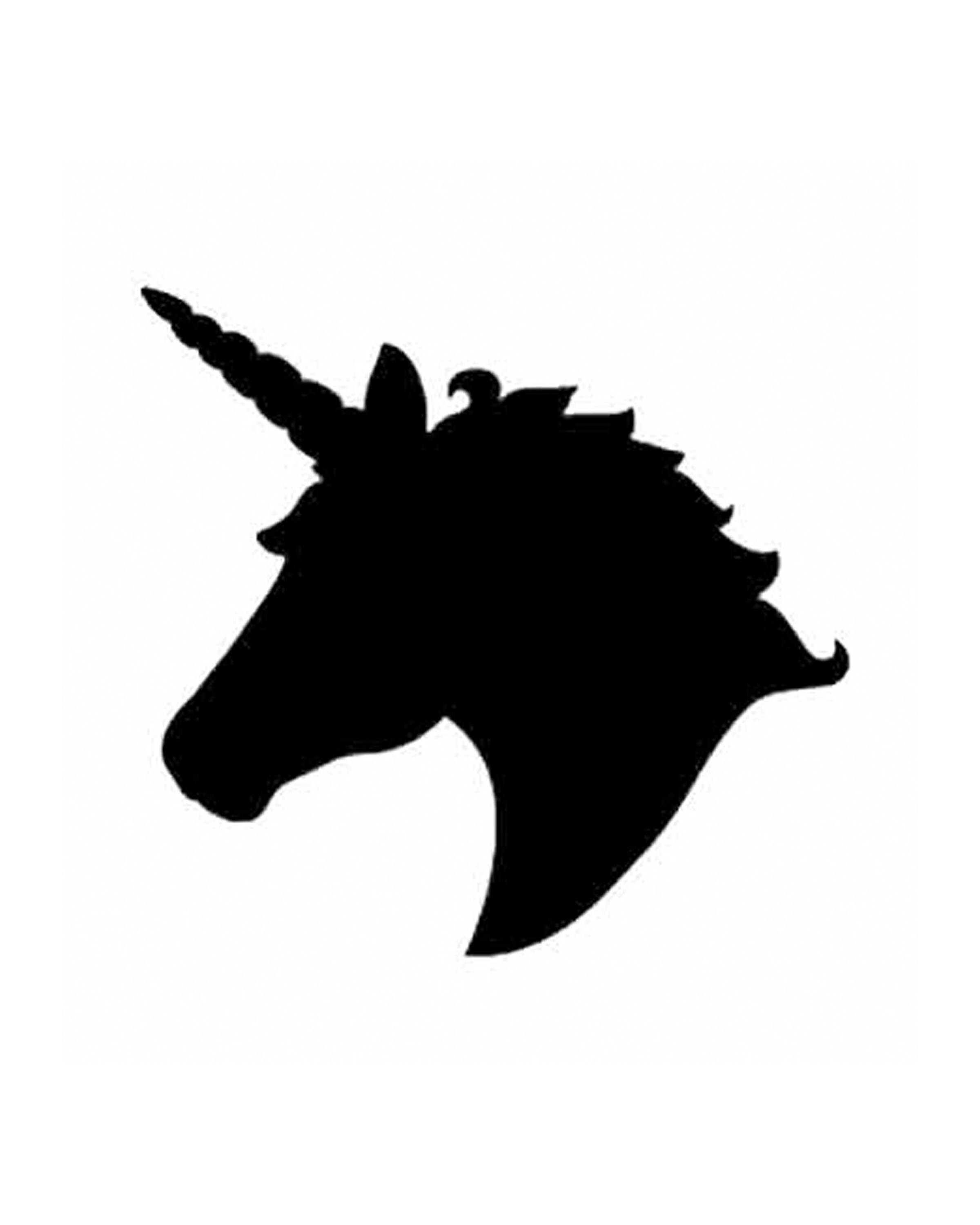 Download Unicorn Head Silhouette svg, unicorn svg, silhouette svg ...
