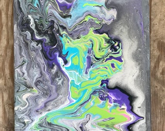 8x10" abstract painting on wrapped canvas