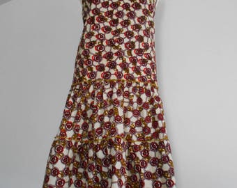 Sundress T38/40 sleeveless wax (Ankara)