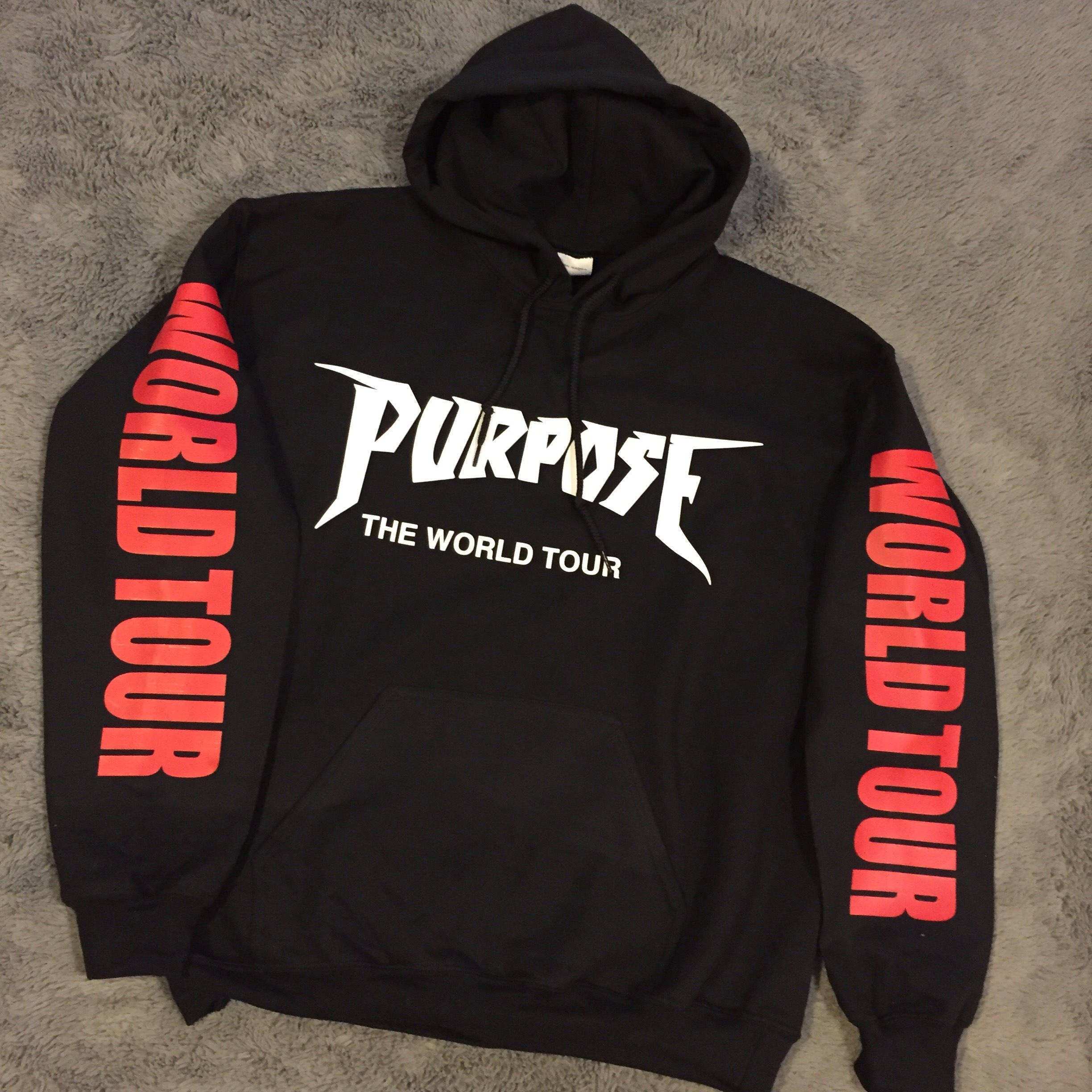 the purpose world tour hoodie