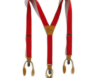 thumbnail image 2 of Men’s Suspenders With Snap Attachments – Made In USA – Plastic Or Chrome Snaps, Multiple Colors 2 of 6