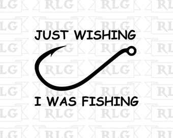 Download Funny fishing decal | Etsy