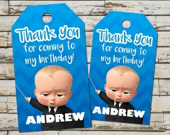 Boss baby tags | Etsy