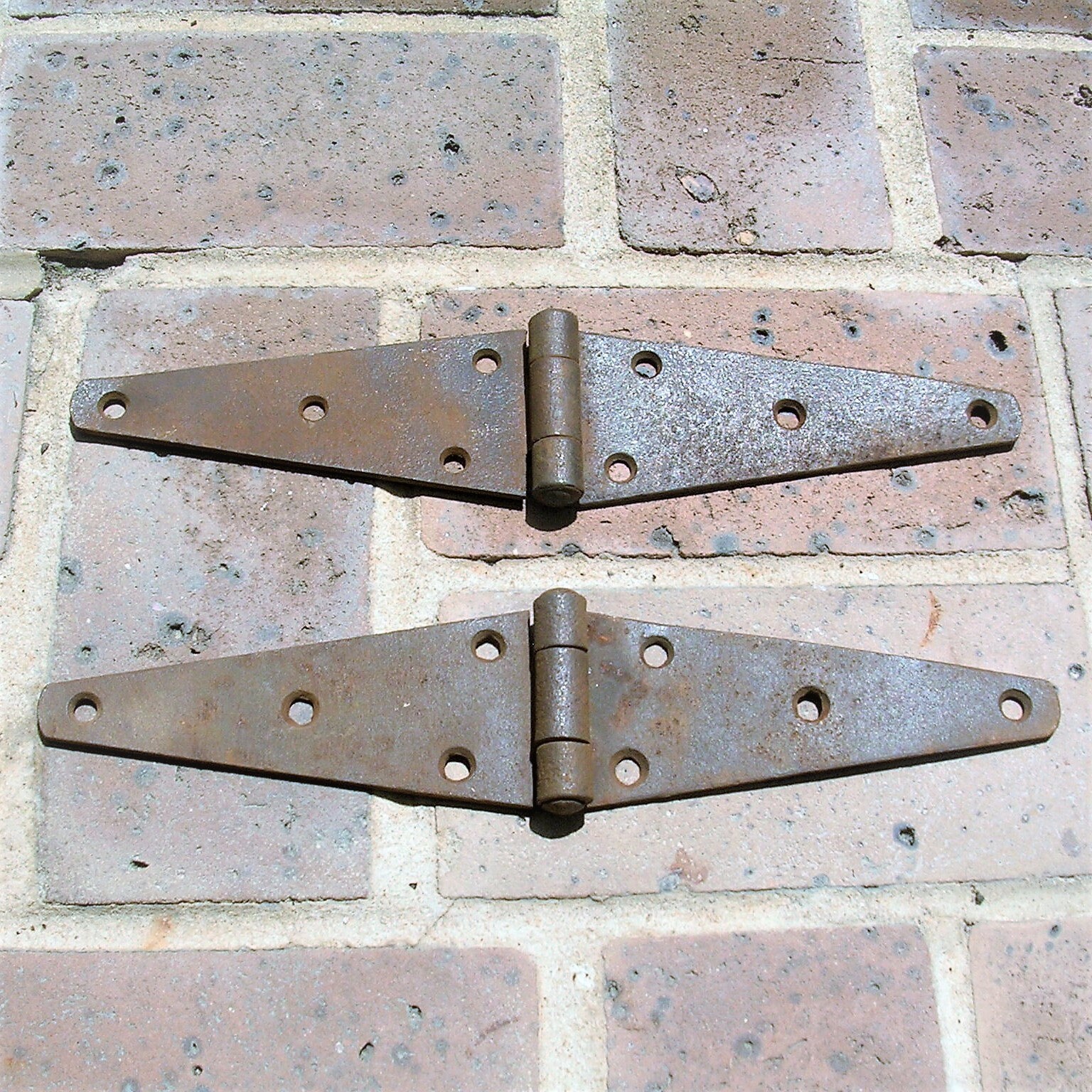Antique Vintage Iron Barn Hinges Antique Vintage Metal Iron