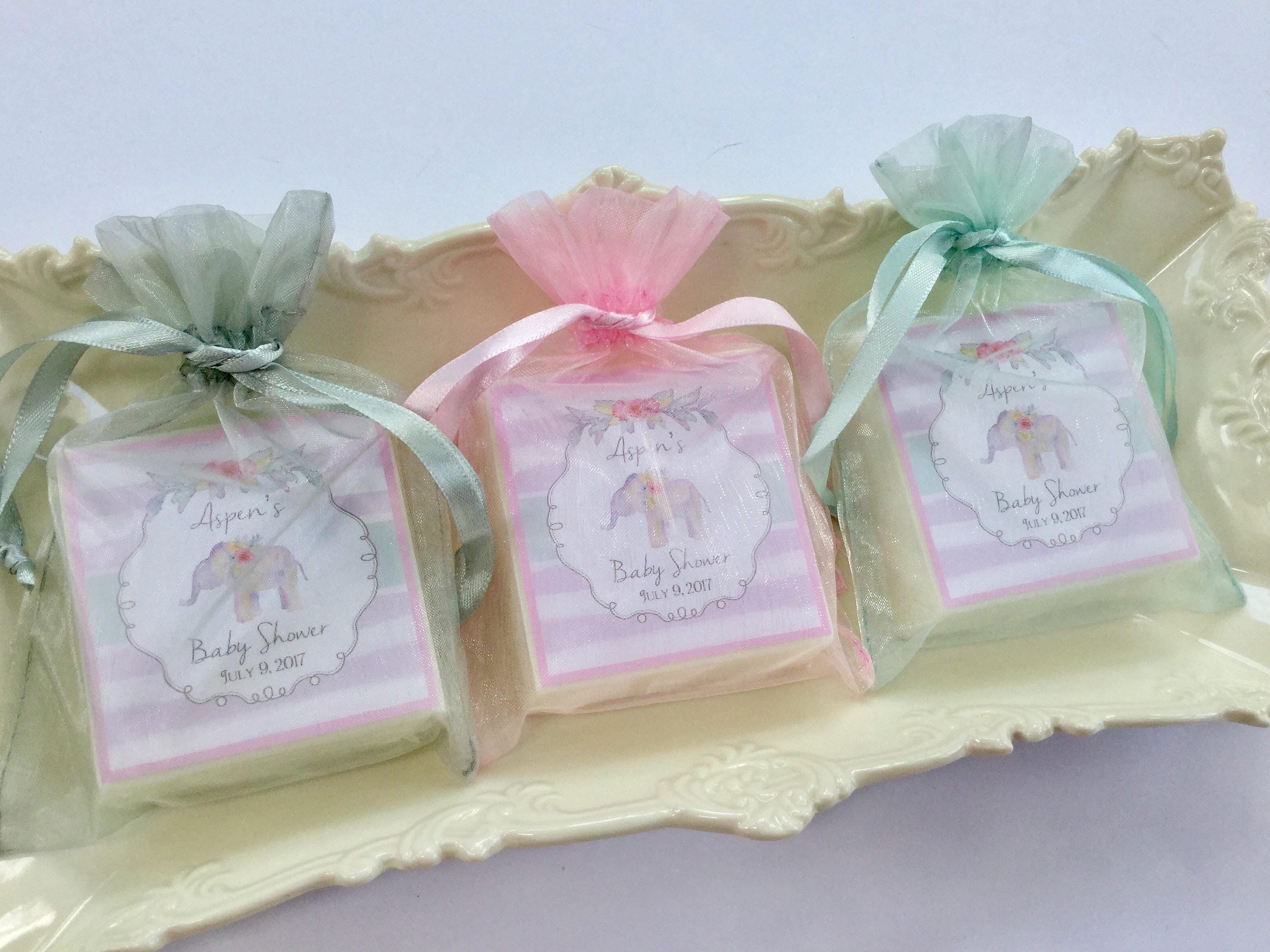 Boho Baby Shower Favors Elephant Baby Shower Favors Soap
