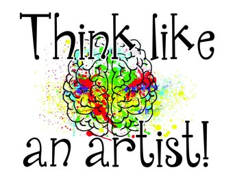 Think Like An Artist Growth Mindset Phrase Set