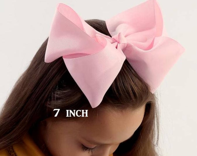 Big Bow, Jumbo Hair Bow, big red bow, Girls Large Hairbow, Southern Style Bow, 6 7 or 8 Inch Bows, Texas Sized Bows, X-tra Large, SSB