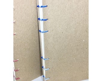 Dotted Coptic Bound Journal Ivory Paper